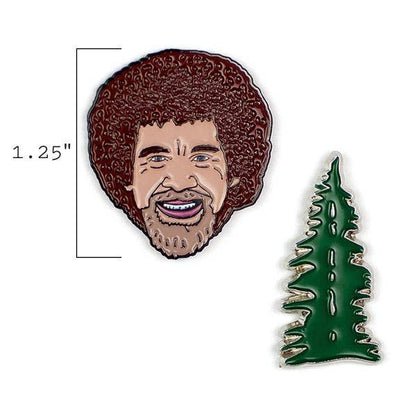 Bob Ross & Tree Pins