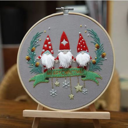 Class: Embroidery Basics - Holiday Gnome Embroidery