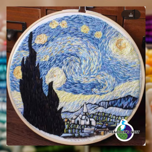 Class: Embroidery Basics - Starry Night