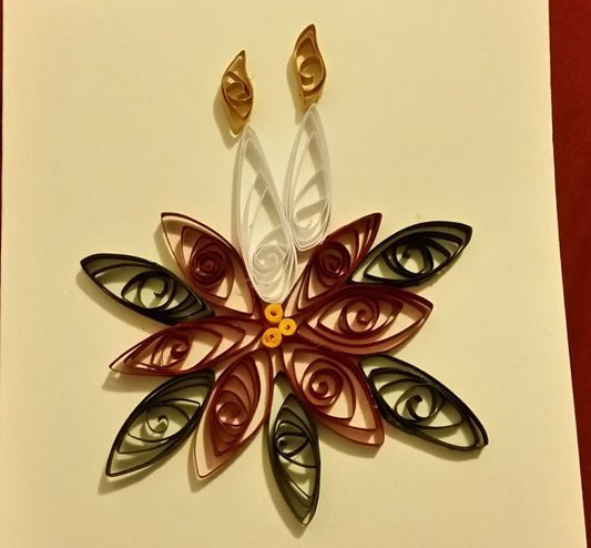 Class: Paper Quilling - Candle Card - Holiday Prep