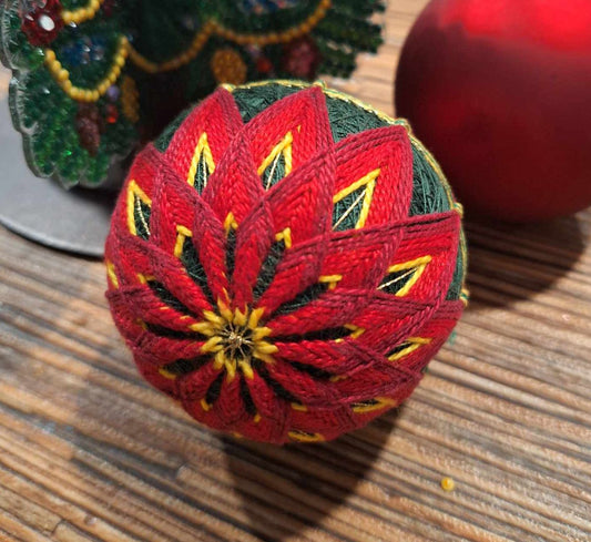 Class: Poinsettia Temari Ball