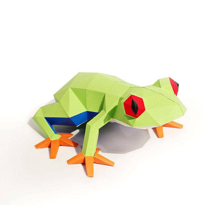 Frog 3D Unique Table Lamps Origami Model