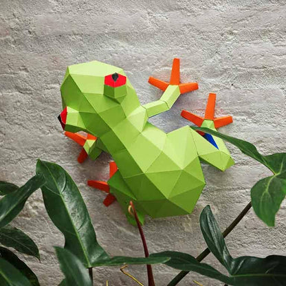 Frog 3D Unique Table Lamps Origami Model