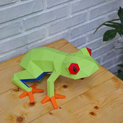 Frog 3D Unique Table Lamps Origami Model