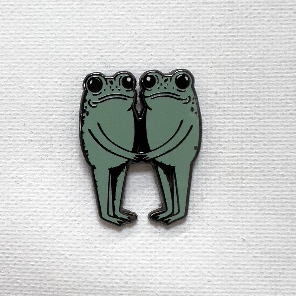 Frog Friends Pin